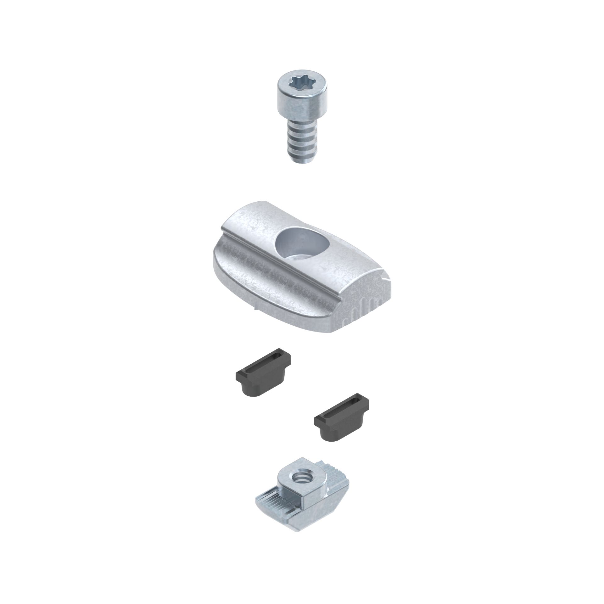 Adapter N8;N10 ECOSHAPE, Zinkdruckguss, Nut 8, 10, ESD - Bosch Rexroth 3842567354