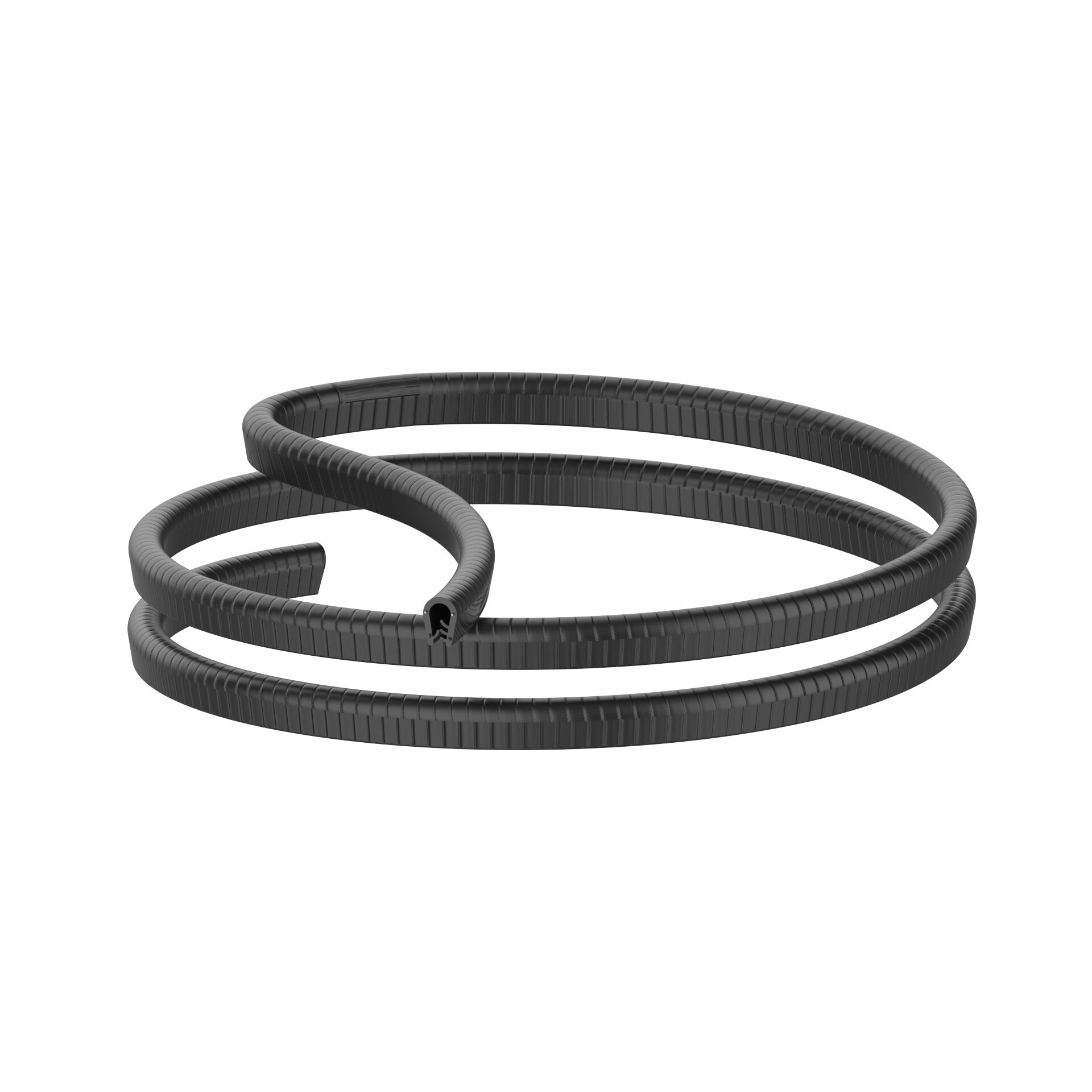 Kantenschutz für Ausschnitte in Schutzrahmen L=10000mm, schwarz, PVC - Bosch Rexroth 3842567937