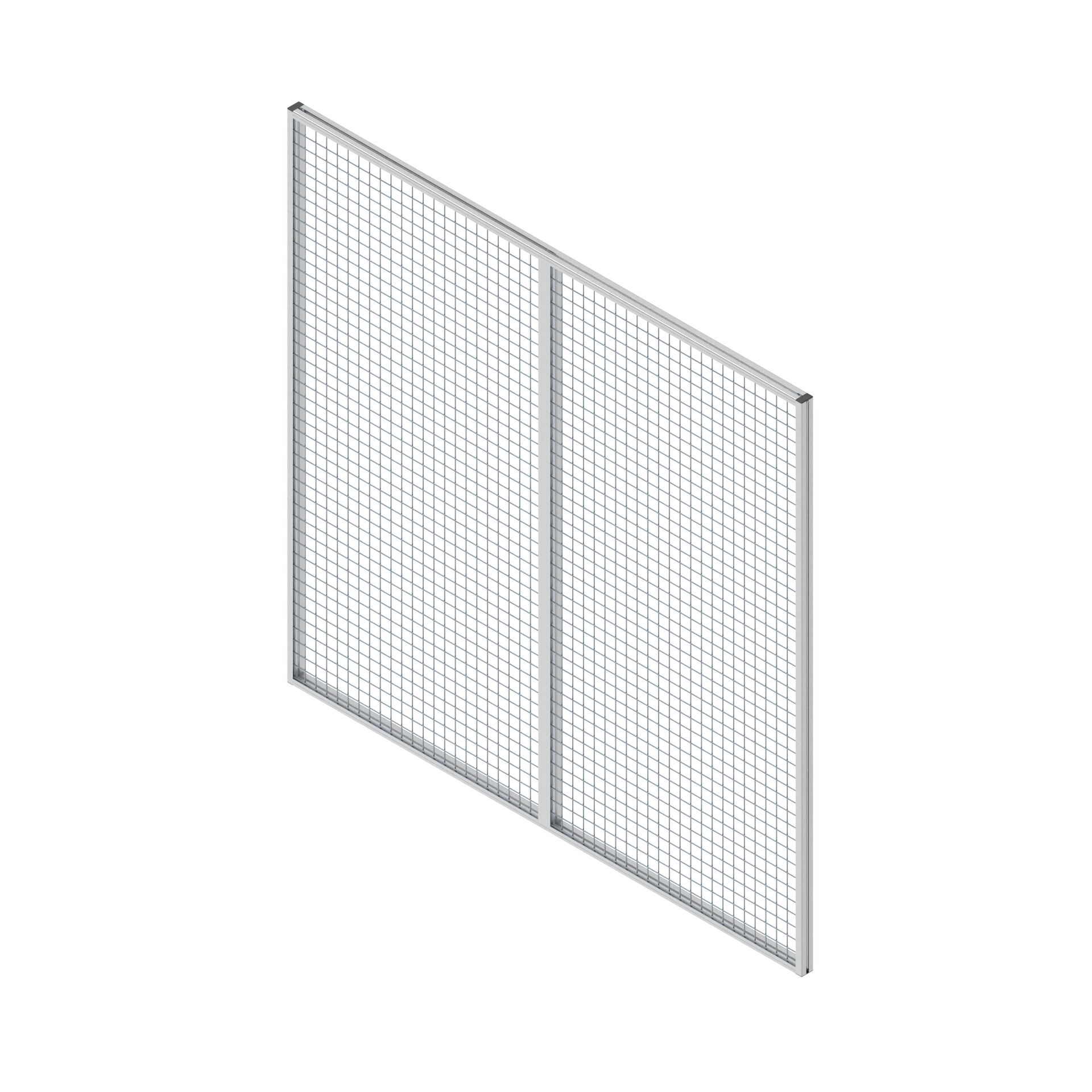 Suspension field, vertical sections 1850x2000, grille galvanized - Bosch Rexroth 3842567955