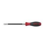 Wiha Screwdriver with bit holder SoftFinish clamping with retaining ring Flexible shaft, 1/4" (01479)