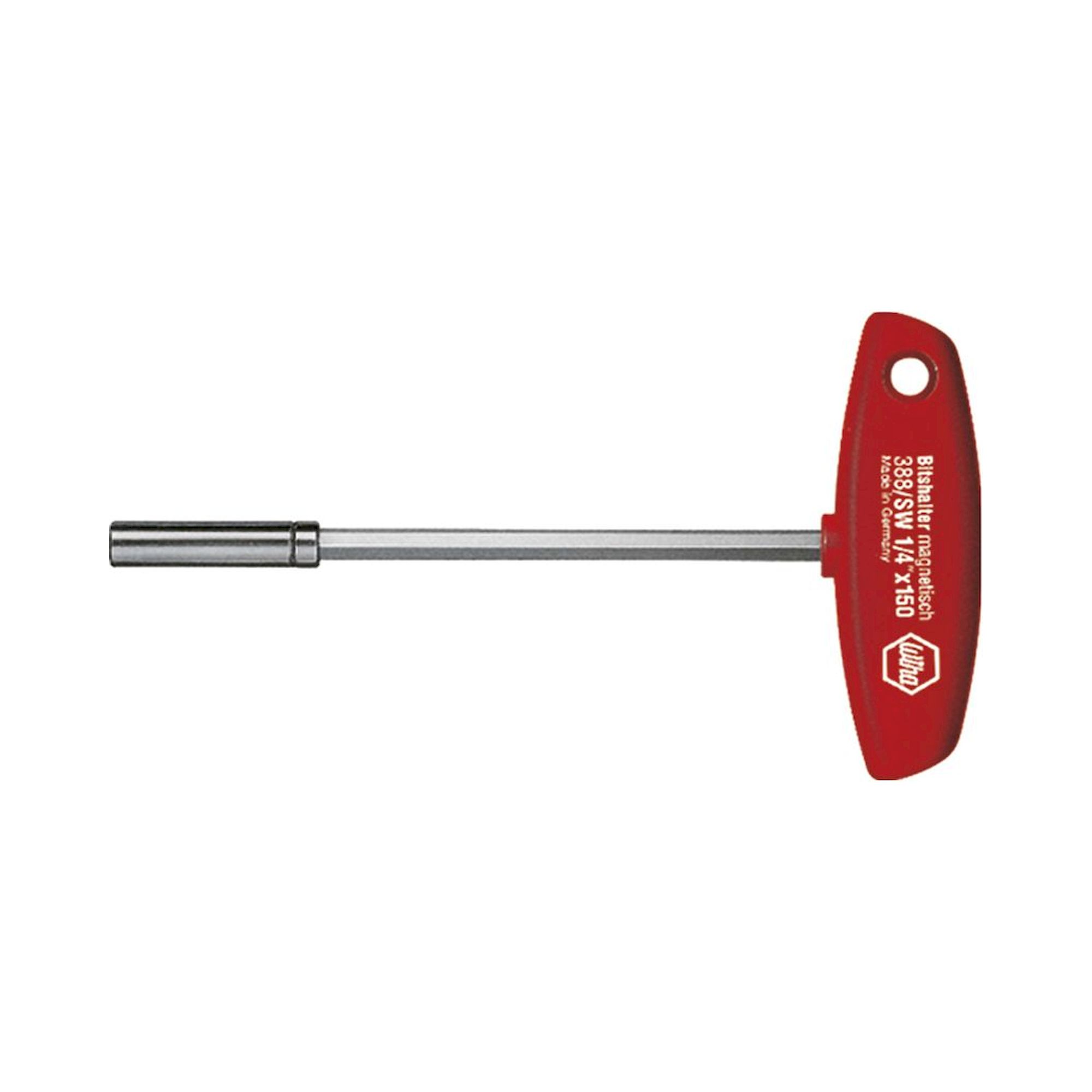 Wiha Screwdriver with T-handle and bit holder magnetic 1/4" (01481)