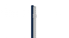 Karl 39.128.03. Vertikaler Kabelkanal kobaltblau (RAL 5013), 45x60x1990 mm