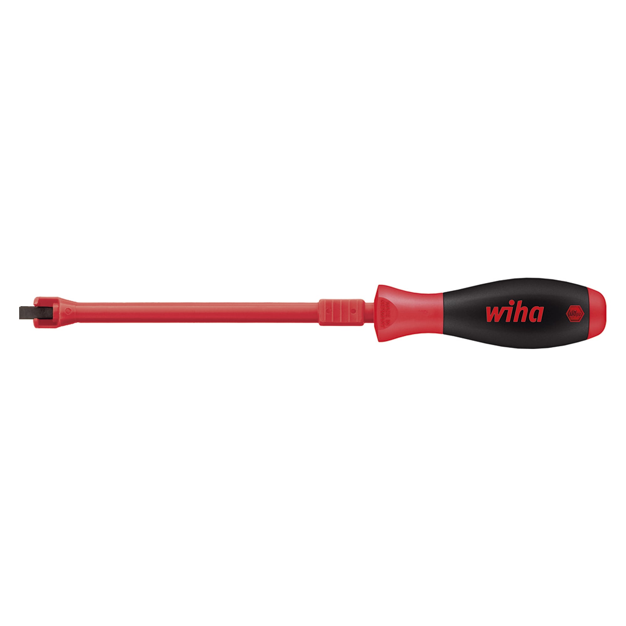 Screwdriver SoftFinish Slotted 3.0 x 100 mm with Fixing Function - Wiha 10149
