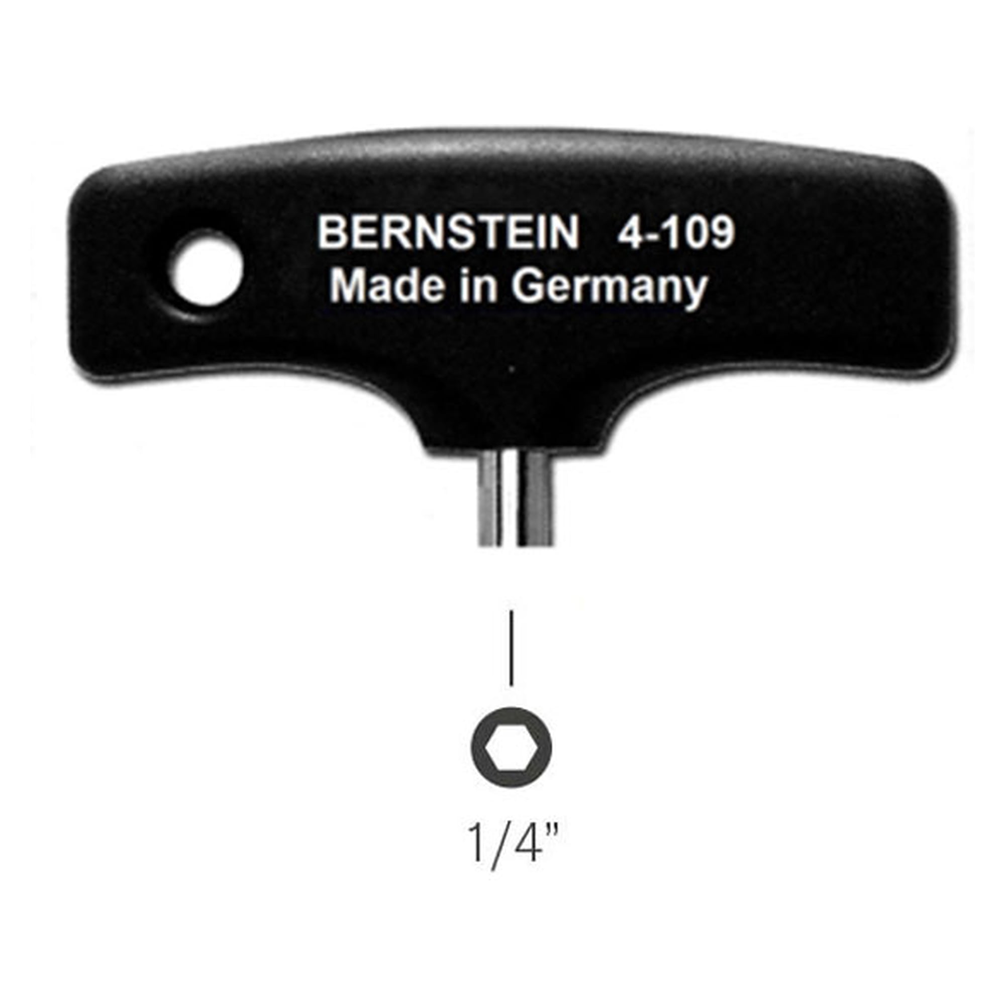 Cross Handle T-Handle Size 90 mm with 1/4 Inch Magnetic Holder for 5 to 10 Nm - Bernstein 4-109