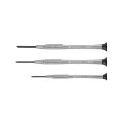 Bernstein 4-360-E02. watchmaker screwdriver set 3 pcs cross-recess PH0000 / PH000 / PH00