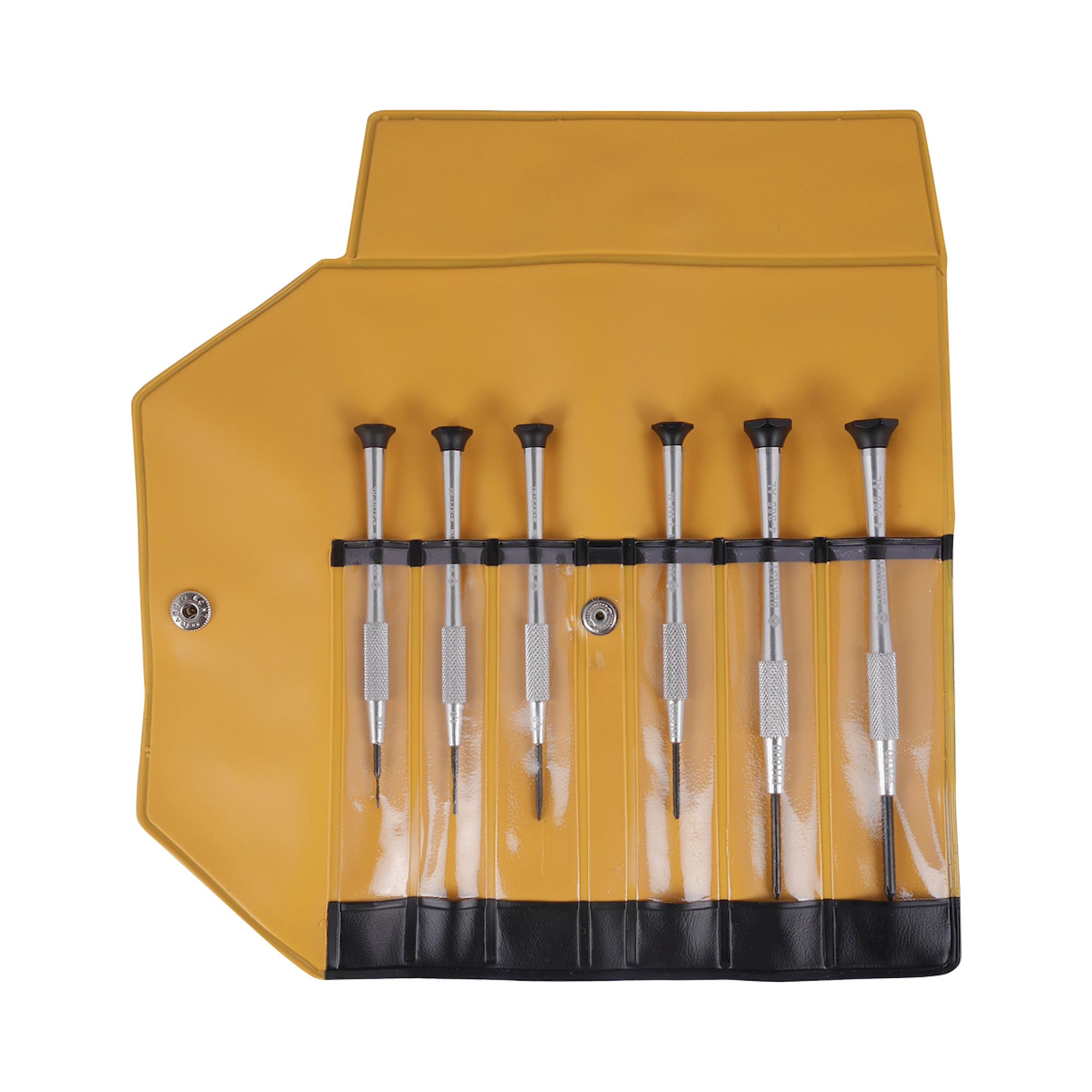 Bernstein 4-360-E04. Uhrmacher-Schraubendreher Satz 6-tlg Schlitz 0,6 / 1,0 / 1,5 mm und PH0000 / PH000 / PH00