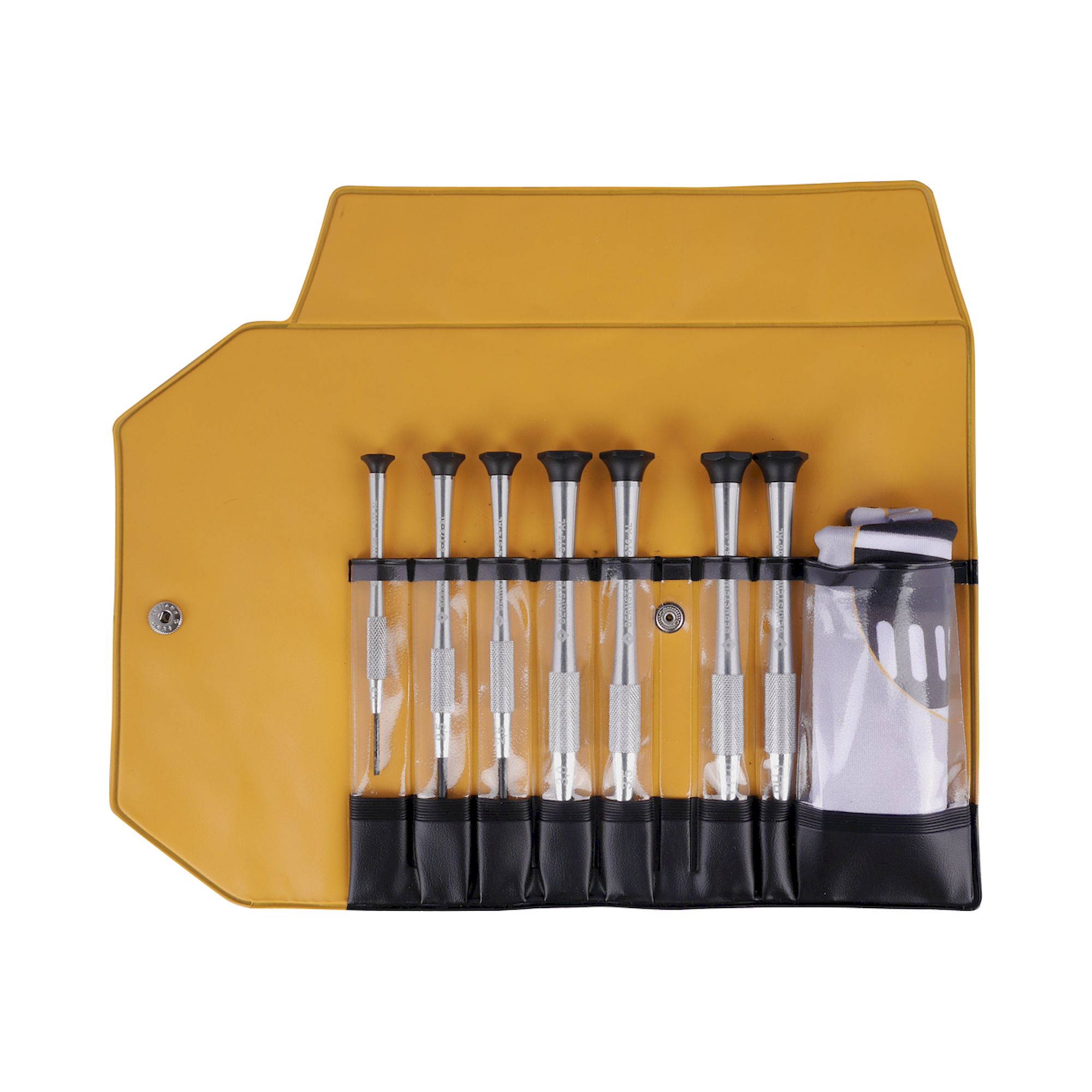 Bernstein 4-360-E05. watchmaker screwdriver set 7 pcs. Slot 1.5 / 2.0 / 2.5 / 3.0 / 3.5 mm and PH0 / PH1
