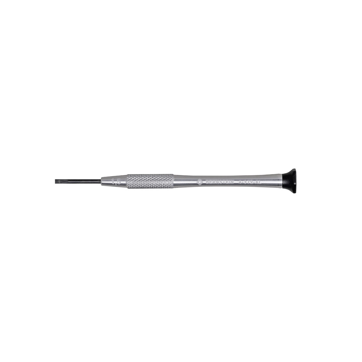 Bernstein 4-372-AL. Uhrmacher-Schraubendreher Schlitz Klinge 1,5x0,23x22 mm