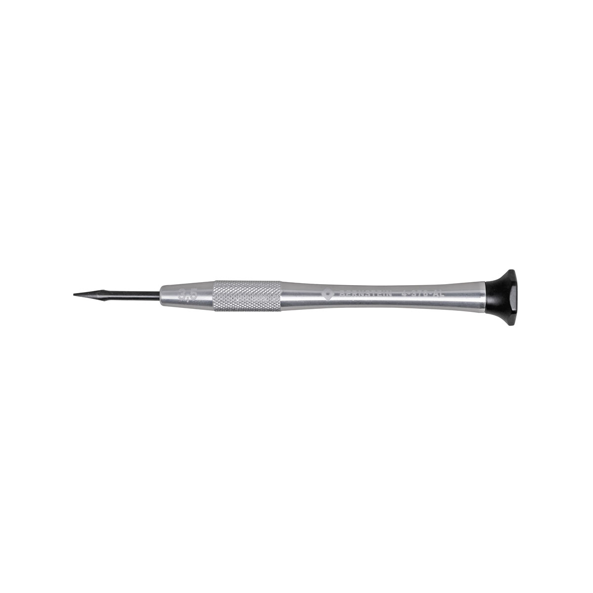 Bernstein 4-376-AL. Uhrmacher-Schraubendreher Schlitz Klinge 3,5x0,6x22 mm