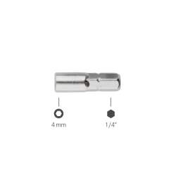 Bernstein 4-566. bit Adapter 1/4 inch to 4 mm bits