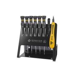 Bernstein 4-610-VC. ESD screwdriver set Vario 8 pcs (incl. ESD Tool Holder)