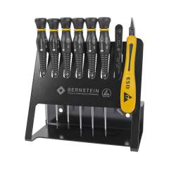 Bernstein 4-620-VC. ESD screwdriver set Vario 8 pcs (incl ESD Tool Holder)