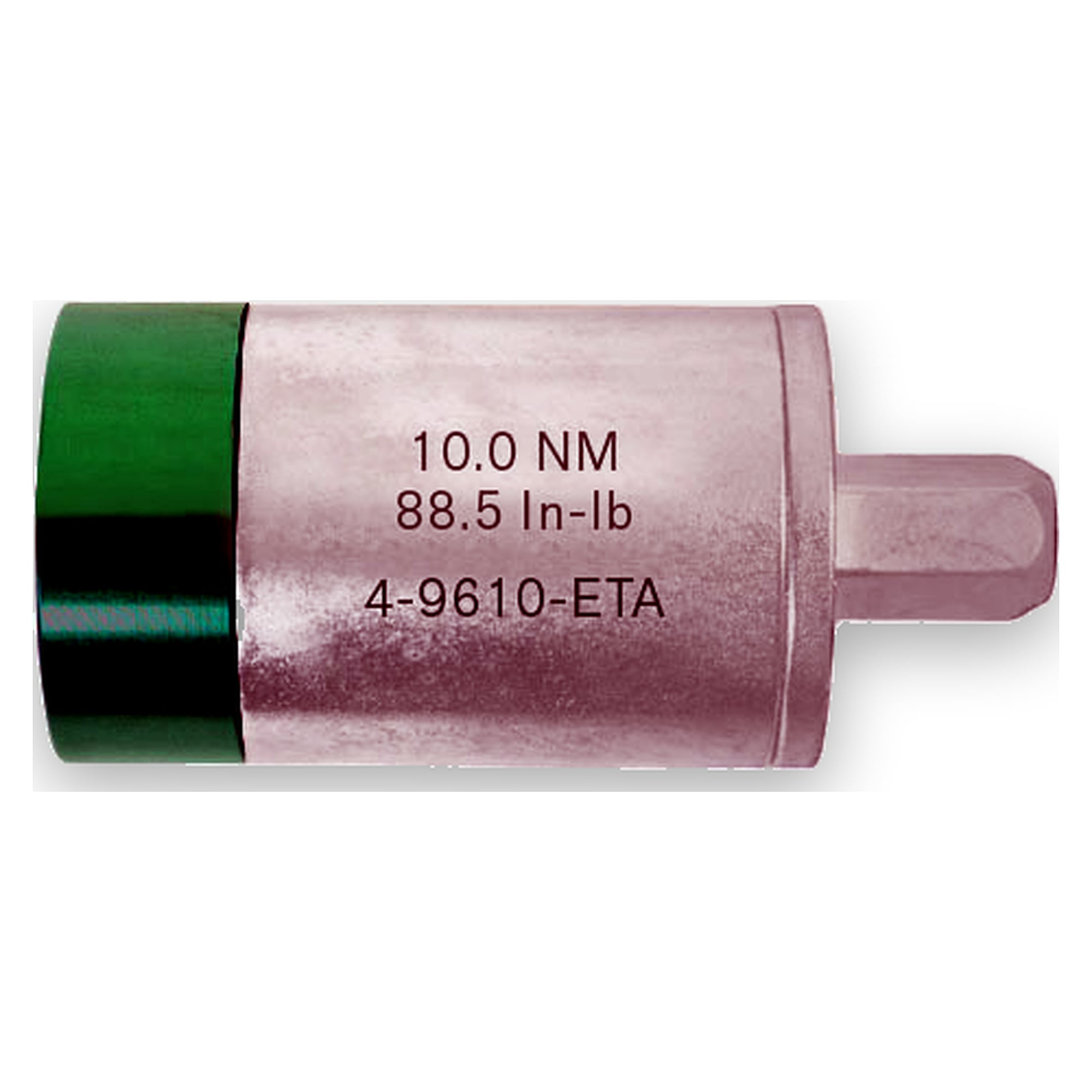 Torque Adapter 10.0 Nm Both Sides 1/4 Inch Hex, Fixed Setting - Bernstein 4-9610-ETA