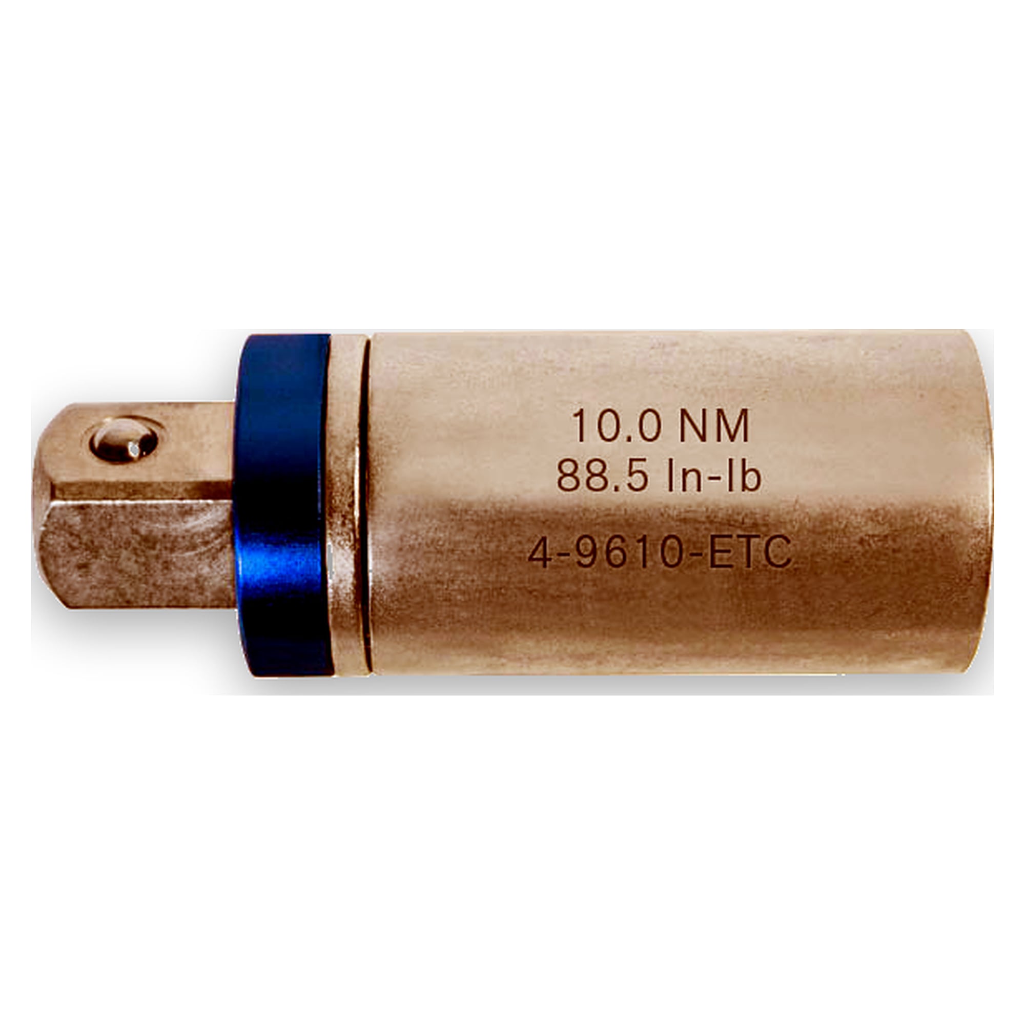 Torque Adapter 10.0 Nm Both Sides 3/8 Inch Square Drive for Ratchet and Socket - Bernstein 4-9610-ETC