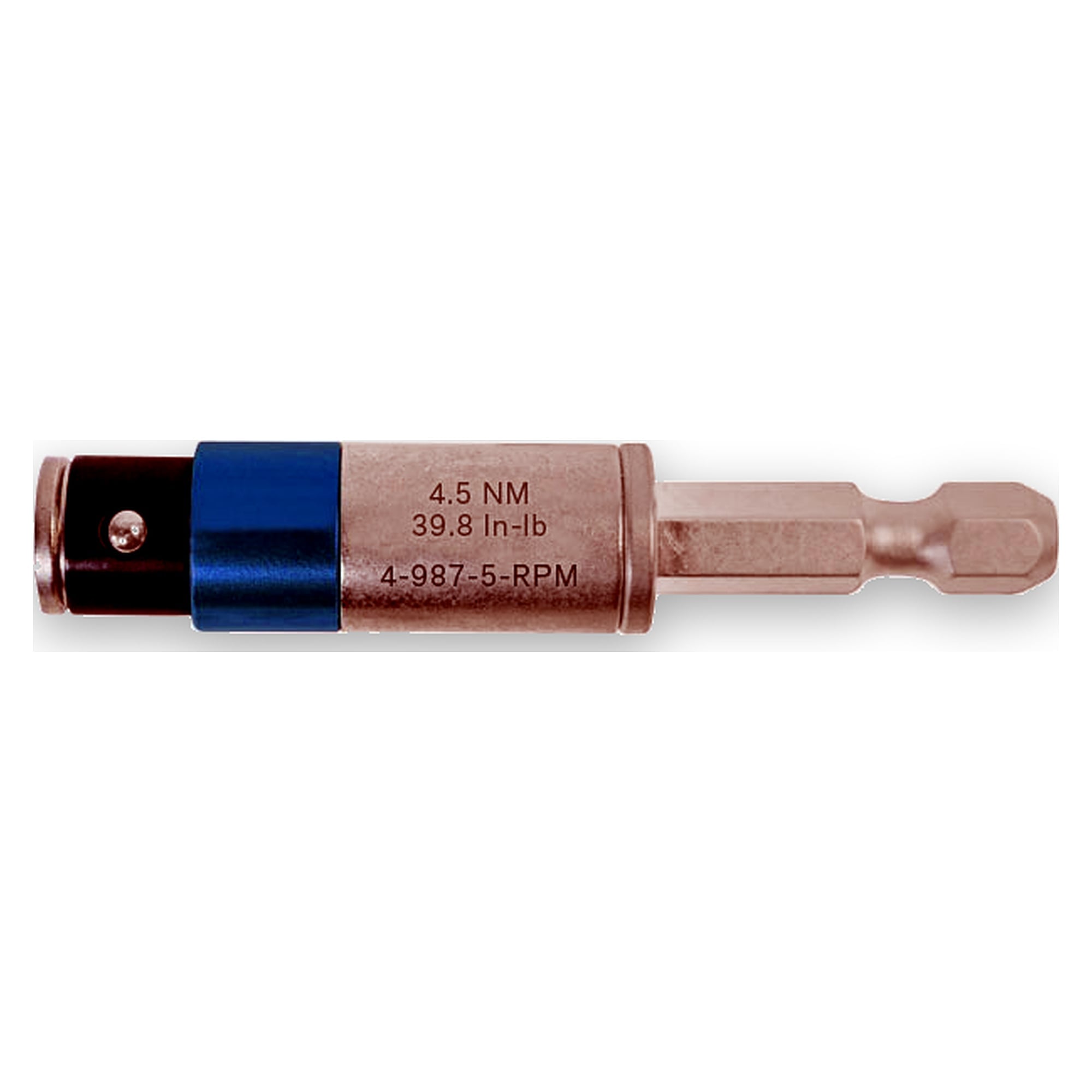 E-Drehmoment-Adapter für Akkuschrauber 4.5 Nm mit E6.3-Schnellwechsel (250 U/min) - Bernstein 4-987-5-RPM