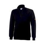 ESD Sweat-Jacke (Zip), Seitentaschen, bis Kinn, navy 300 gr/m2