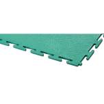 Ecotile E500/7/401. PVC floor tile, green, standard, smooth, 4 pieces, 500x500x7 mm
