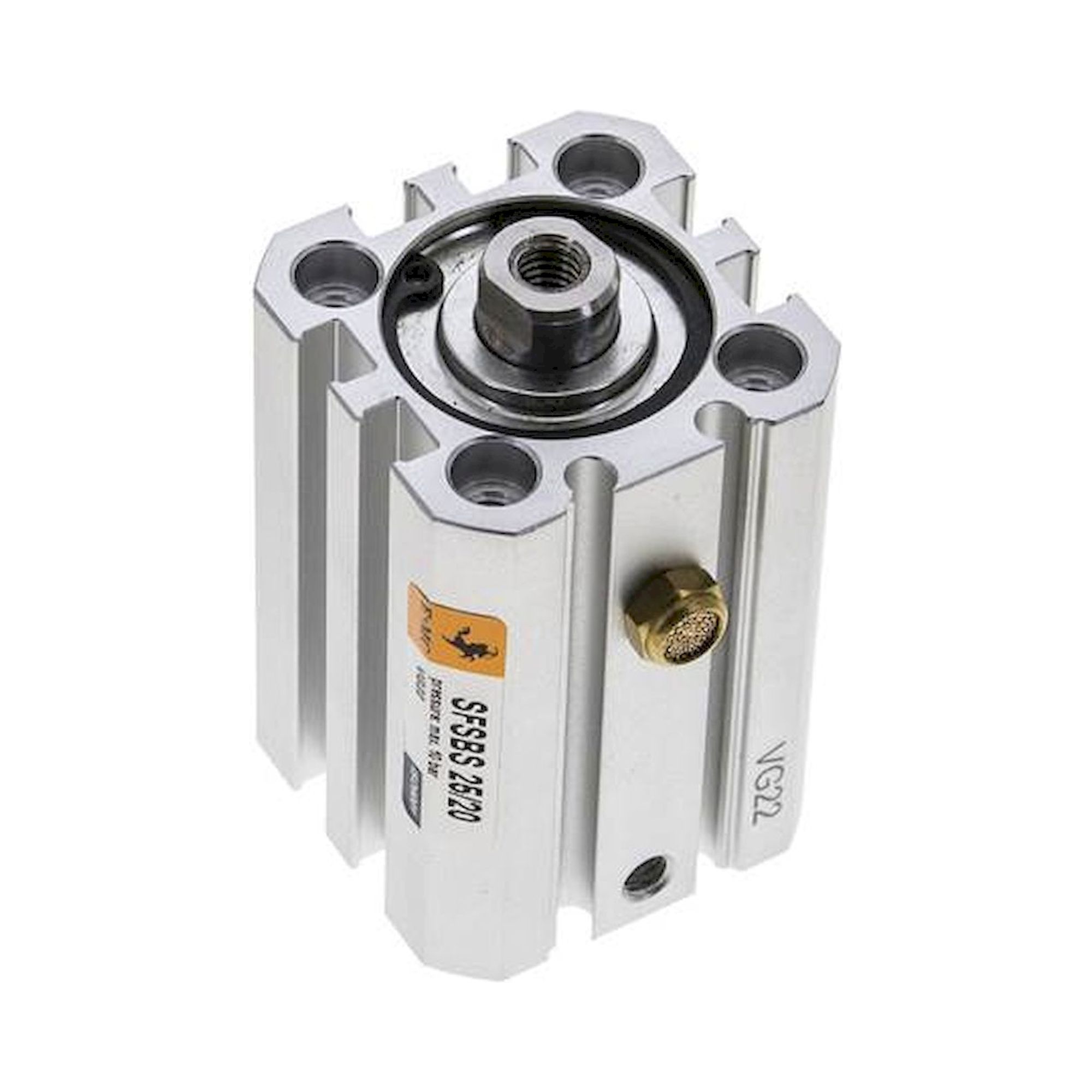 EMC SFSBS 25/20. ISO 21287-Zylinder, einfachw., Kolben 25mm, Hub 20mm