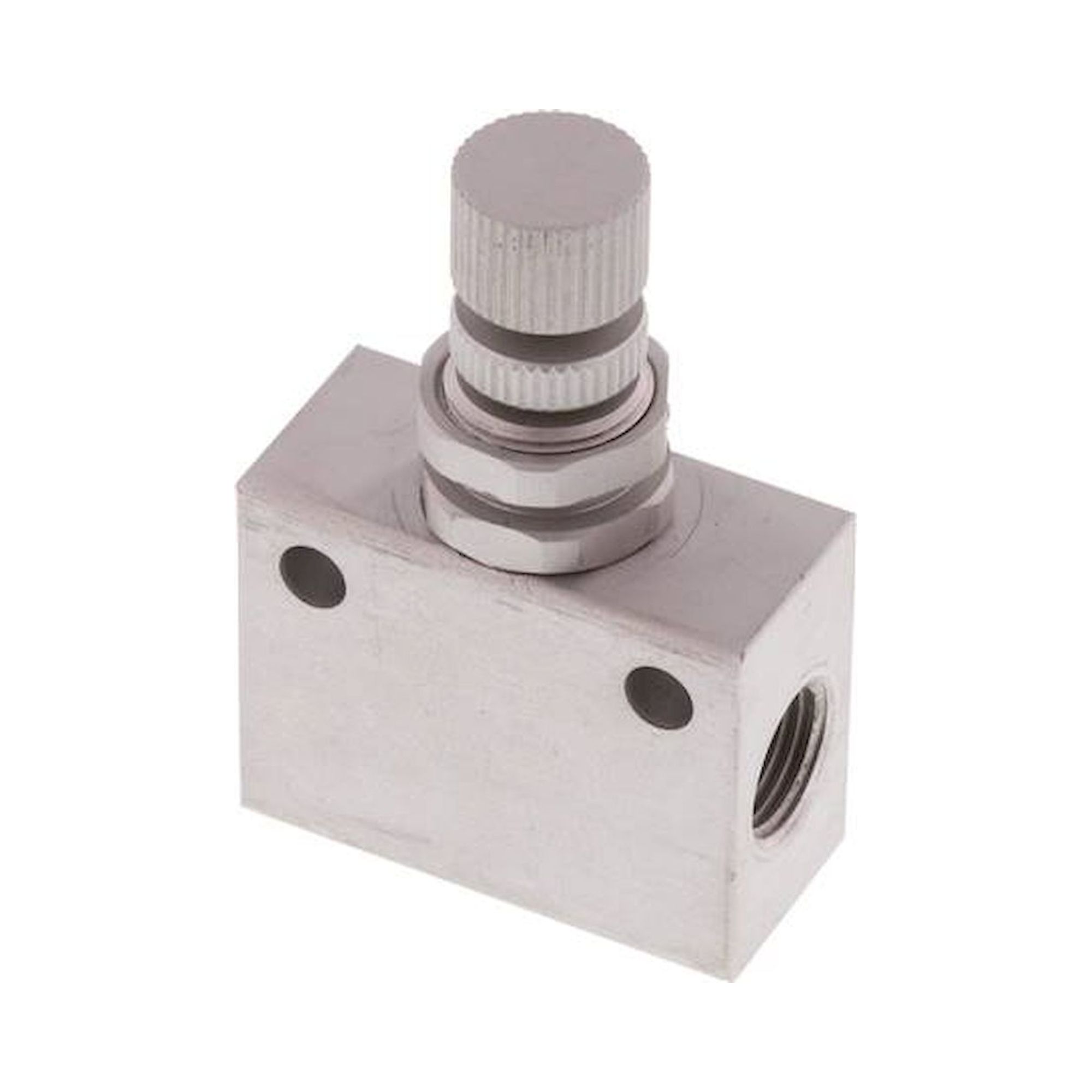 E.MC DRVE 18 C. Block-Drosselrückschlagventil, G 1/8", Kompakt