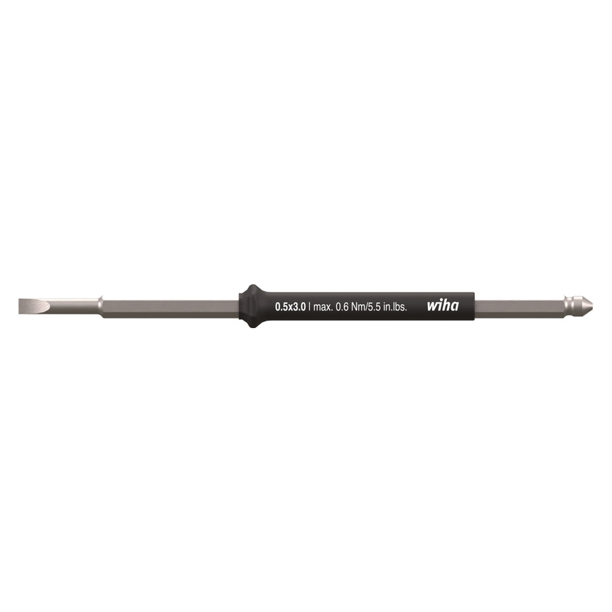 Interchangeable Blade Slotted 3.0 x 110 mm for easyTorque, max. 0.6 Nm - Wiha 46881