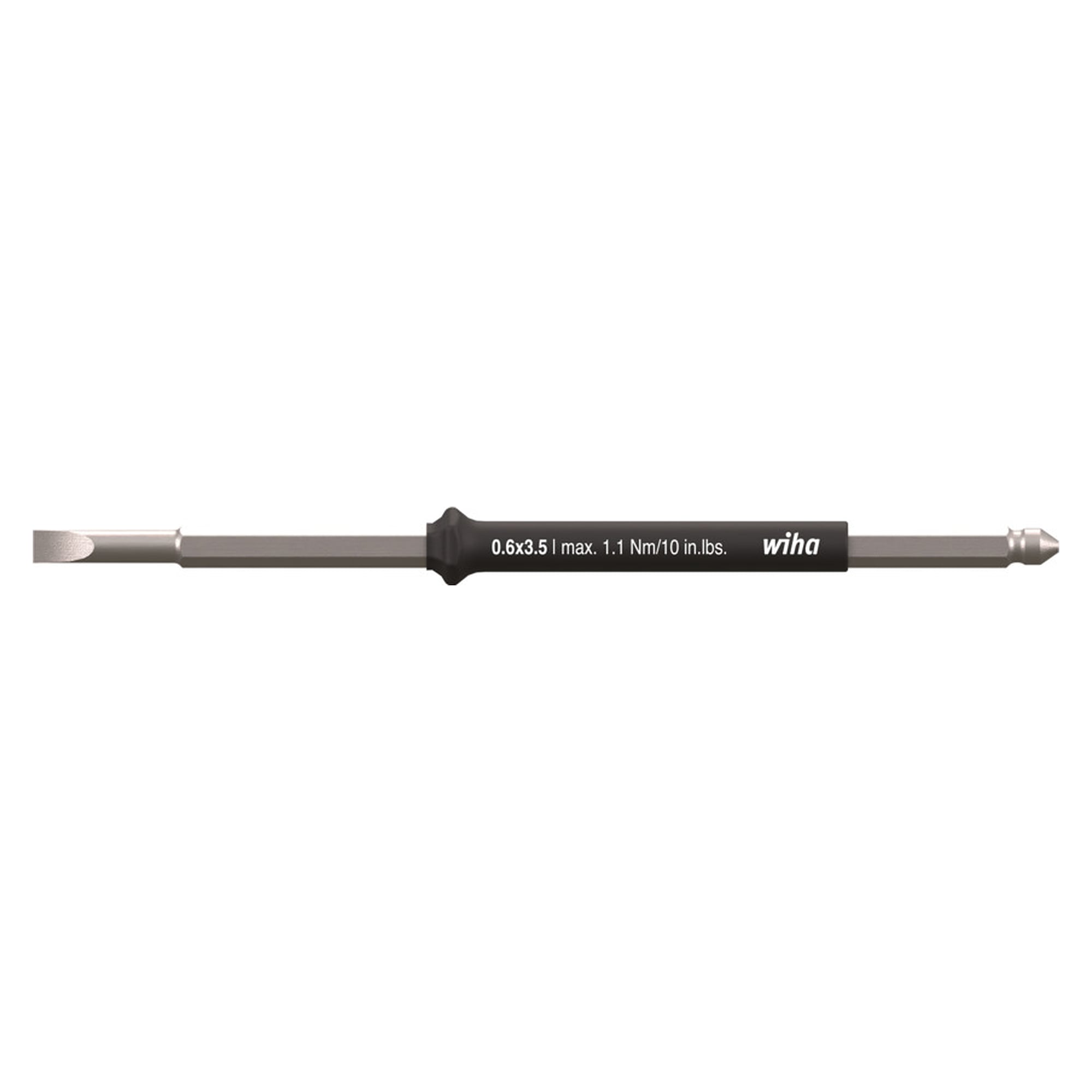 Interchangeable Blade Slotted 3.5 x 110 mm for easyTorque, max. 1.1 Nm - Wiha 46882