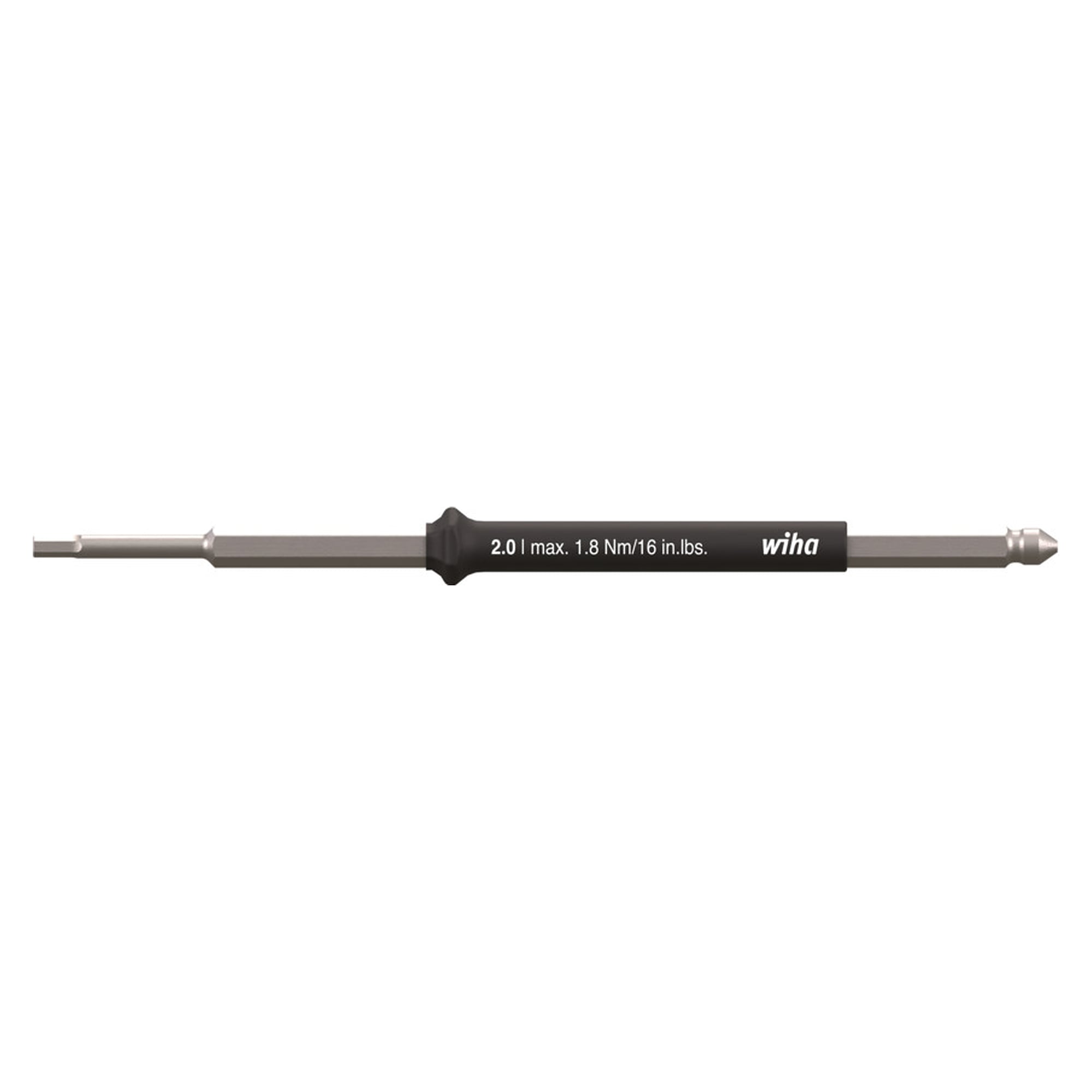 Interchangeable Blade Hex 2.0 mm for easyTorque, 100 mm, max. 1.8 Nm - Wiha 46946