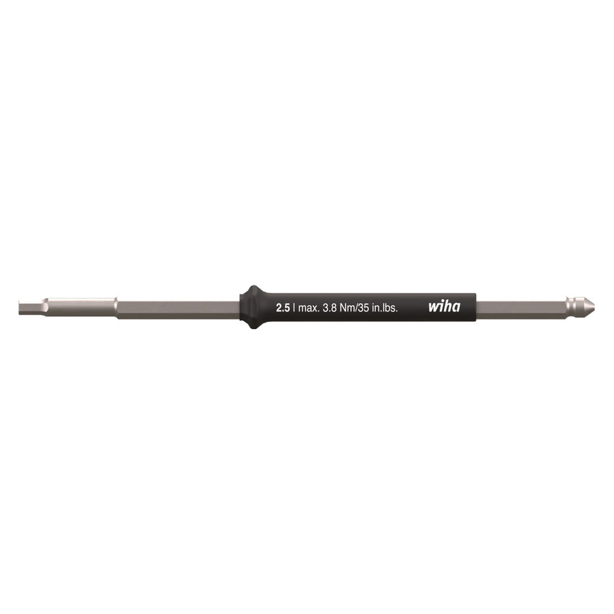 Lame interchangeable six pans 2,5 mm pour easyTorque, 100 mm, max. 3,8 Nm - Wiha 46947