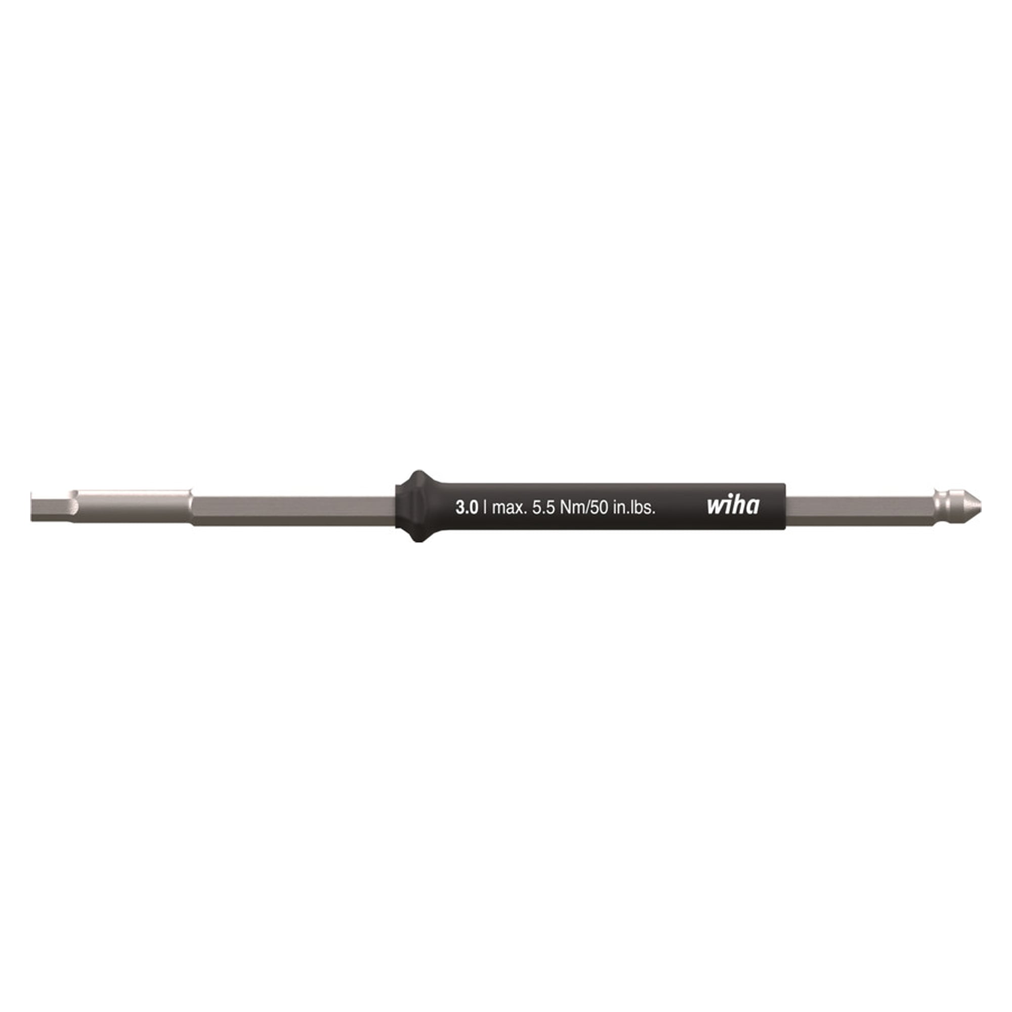 Lame interchangeable six pans 3,0 mm pour easyTorque, 100 mm, max. 5,5 Nm - Wiha 46948