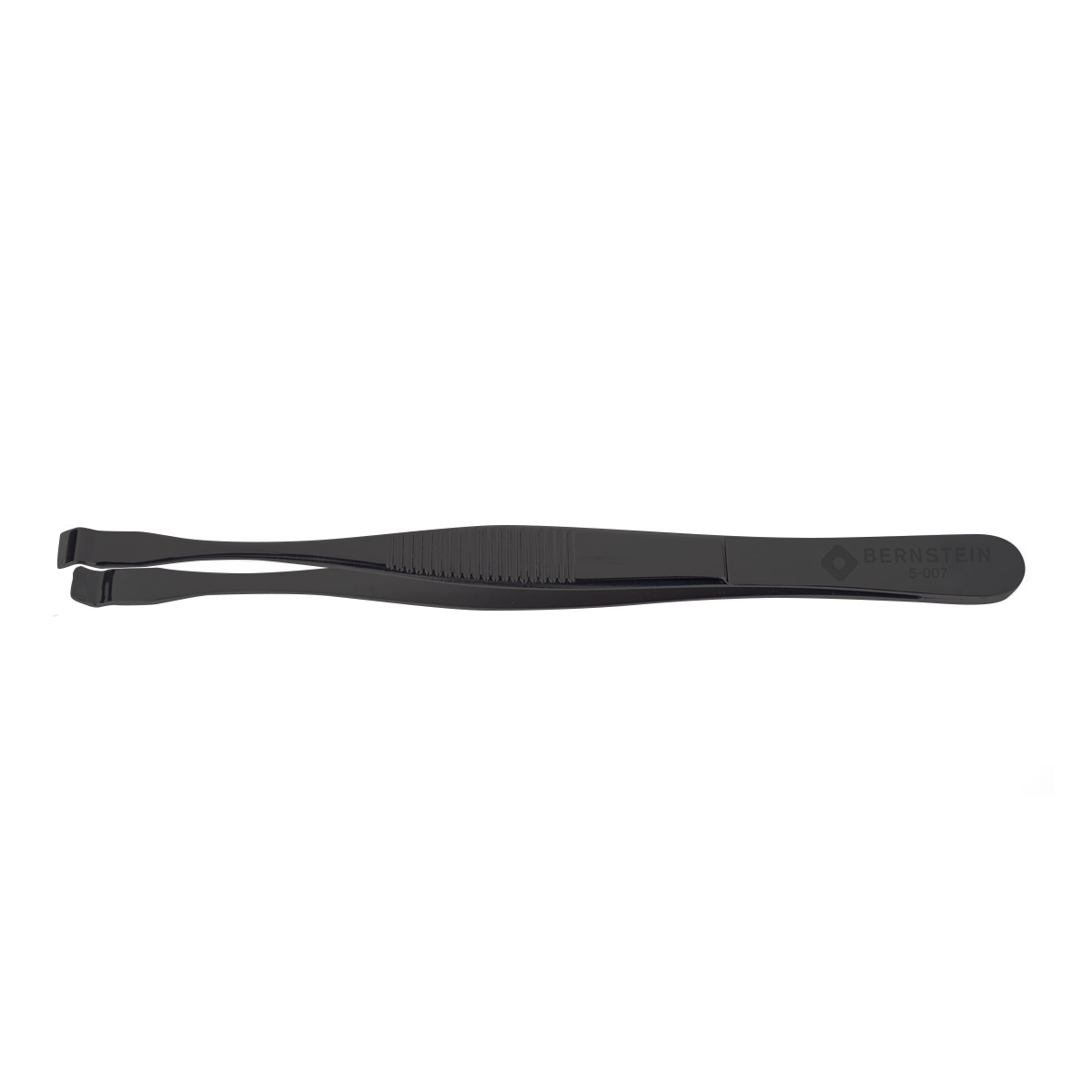 Bernstein 5-007-13. Bestückungspinzette 145 mm Greifbacken runde Aufnahme Ø 5 mm, ableitfähig