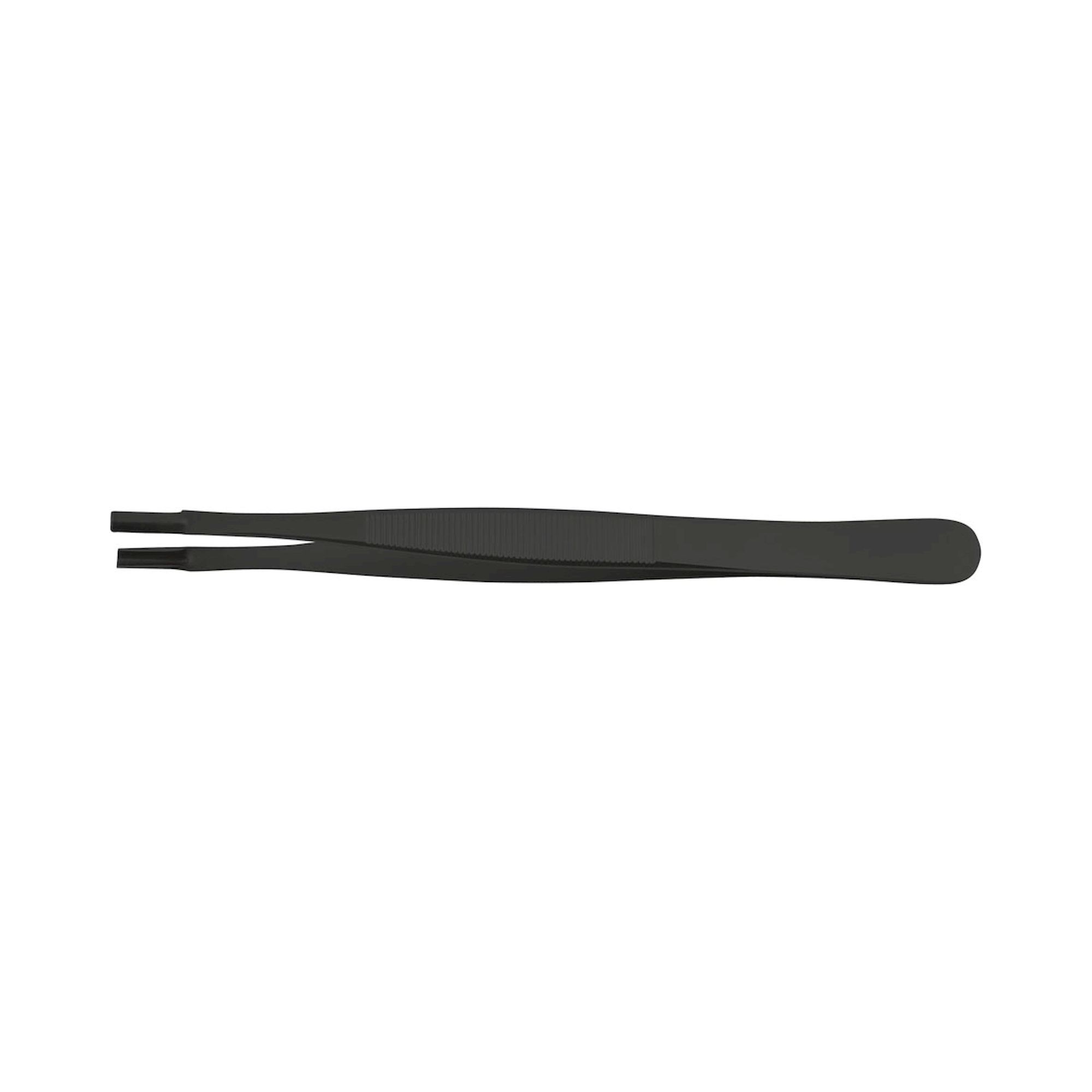 Bernstein 5-016-7-13. ESD grip tweezers 125mm form 55 stainless steel long hollow diam. 2x10mm dissipative