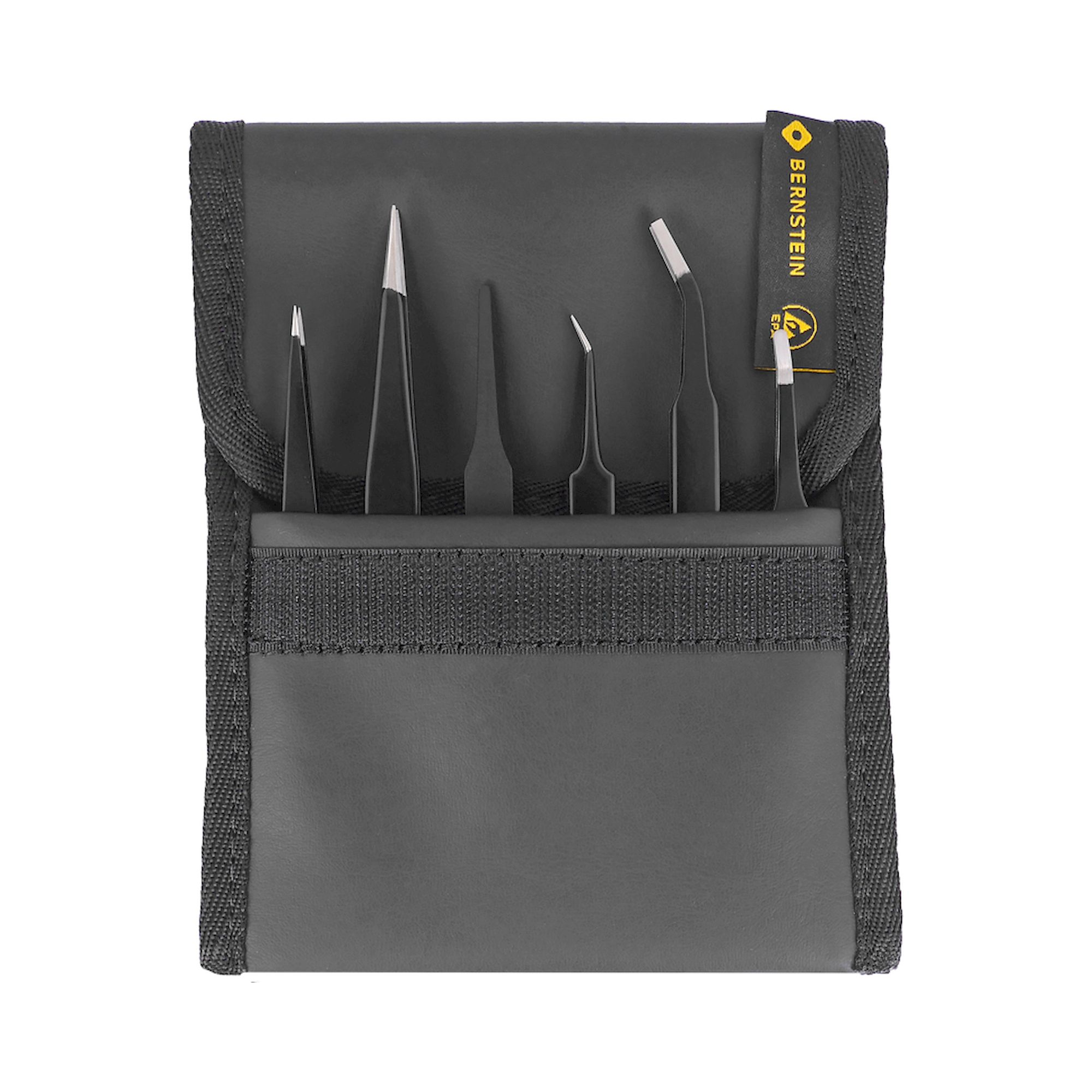 Bernstein 5-060-A. ESD SMD tweezers set 6 pcs