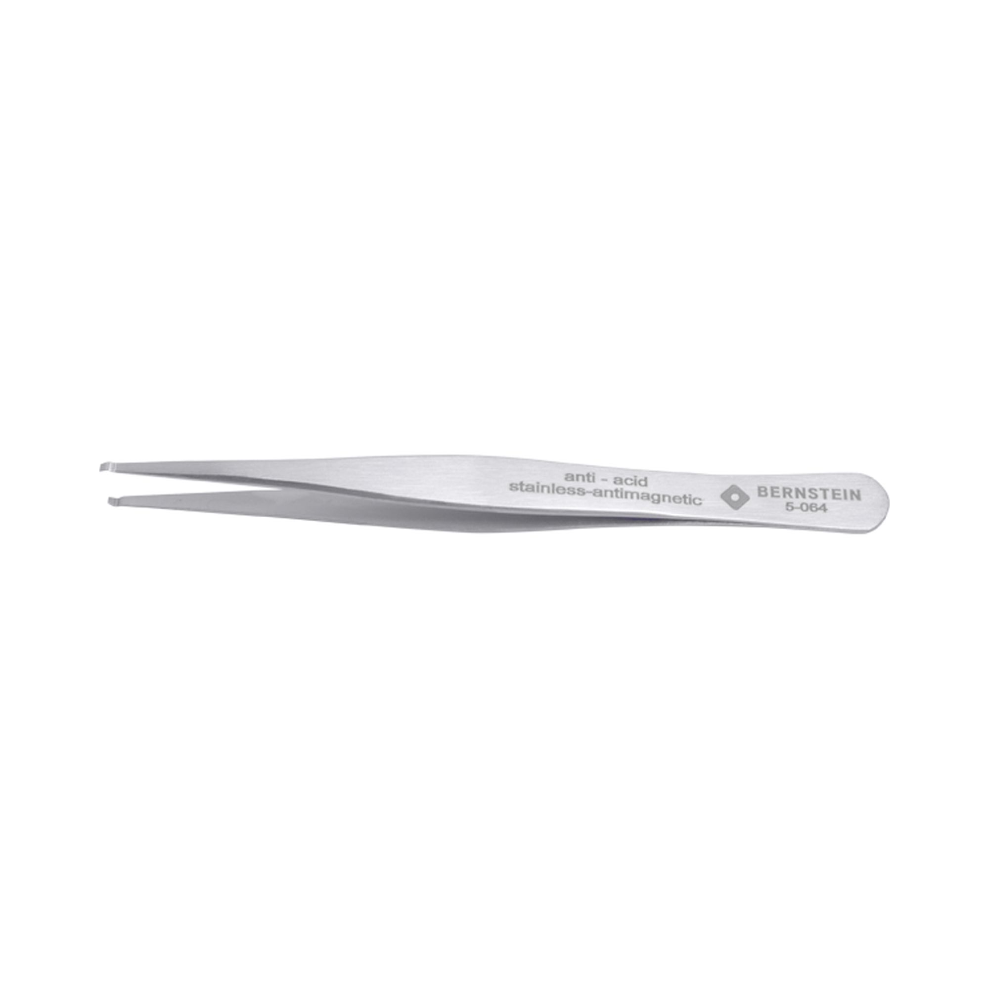 Bernstein 5-064. SMD tweezers 120mm form 54 stainless steel tip diam. 0.8x1.5mm