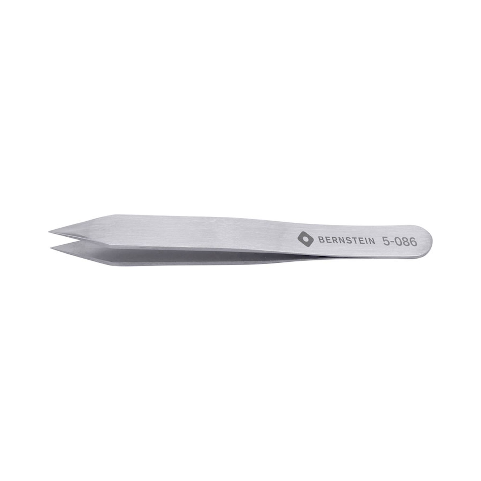 Bernstein 5-086. Mini tweezers 90mm form H stainless steel antimagnetic, short wide