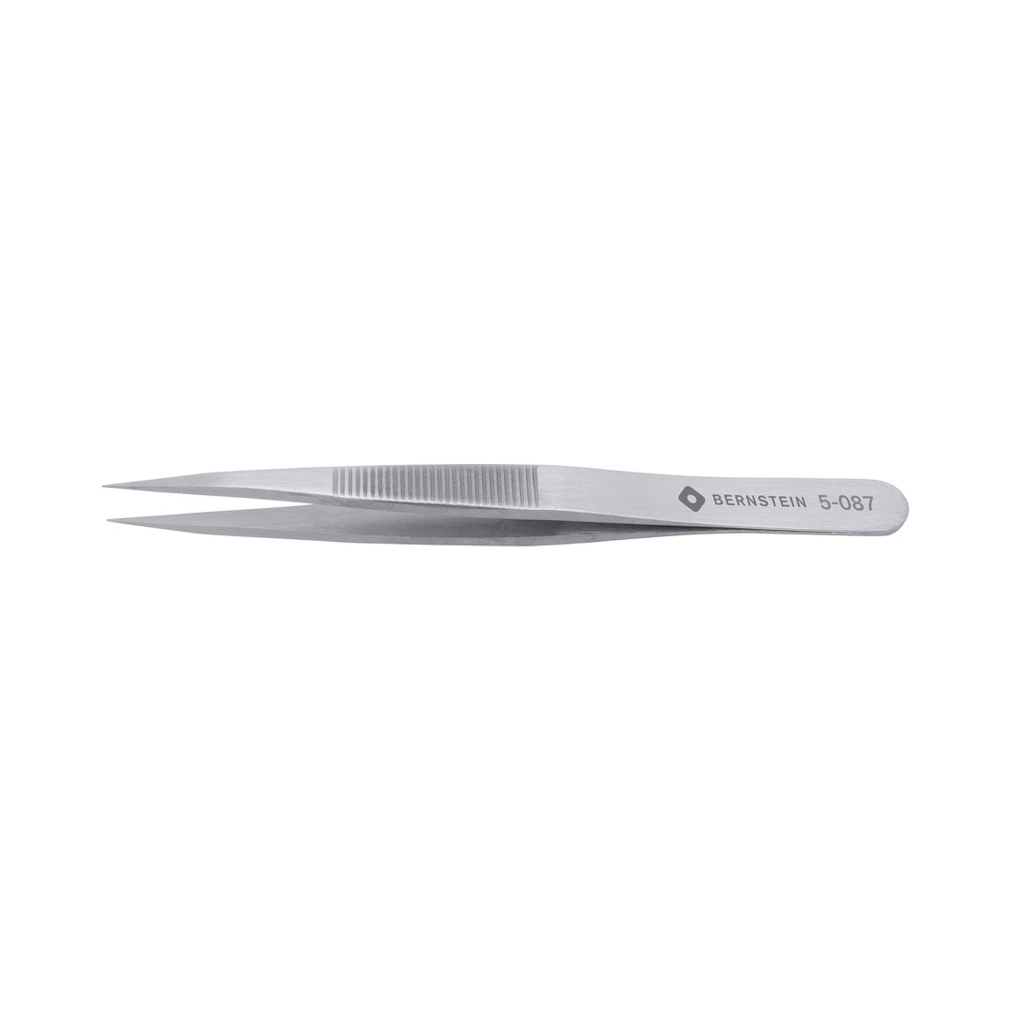 Bernstein 5-087. Universal tweezers 110 form AC stainless steel short stable