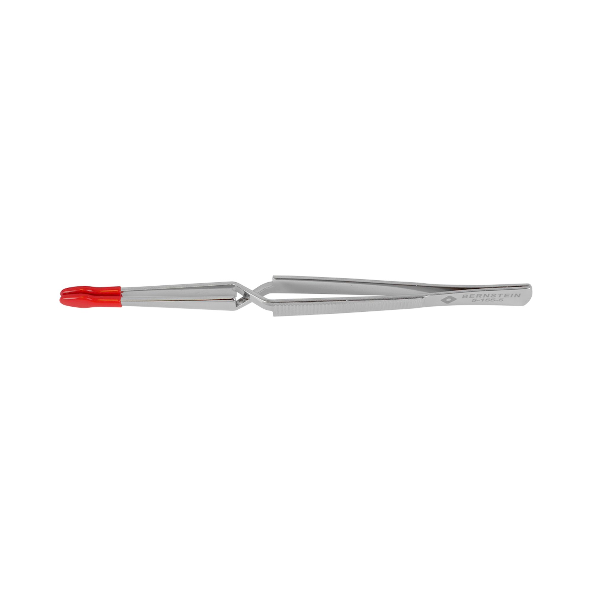 Bernstein 5-155-5. Kreuzpinzette gerade 160 mm Form R30 Spitze isoliert
