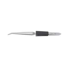 Bernstein 5-156-7. Soldering cross tweezers 160mm form R29b stainless steel plastic hand-guard