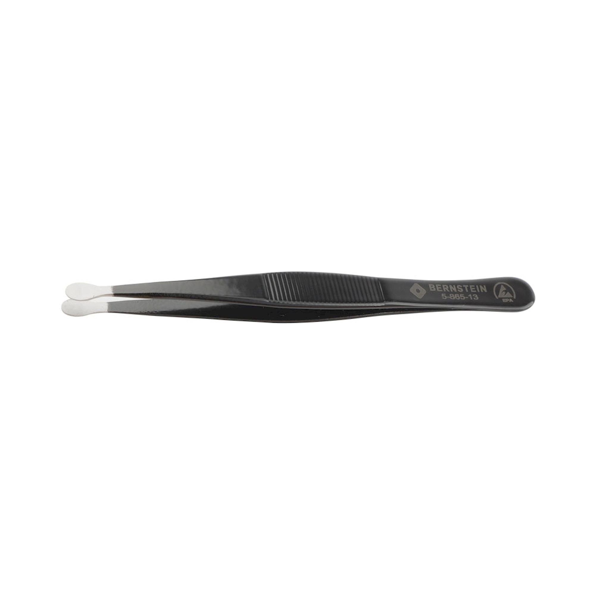 Bernstein 5-865-13. ESD SMD Pinzette 120 mm Form 26 Löffel Edelstahl, ableitfähig