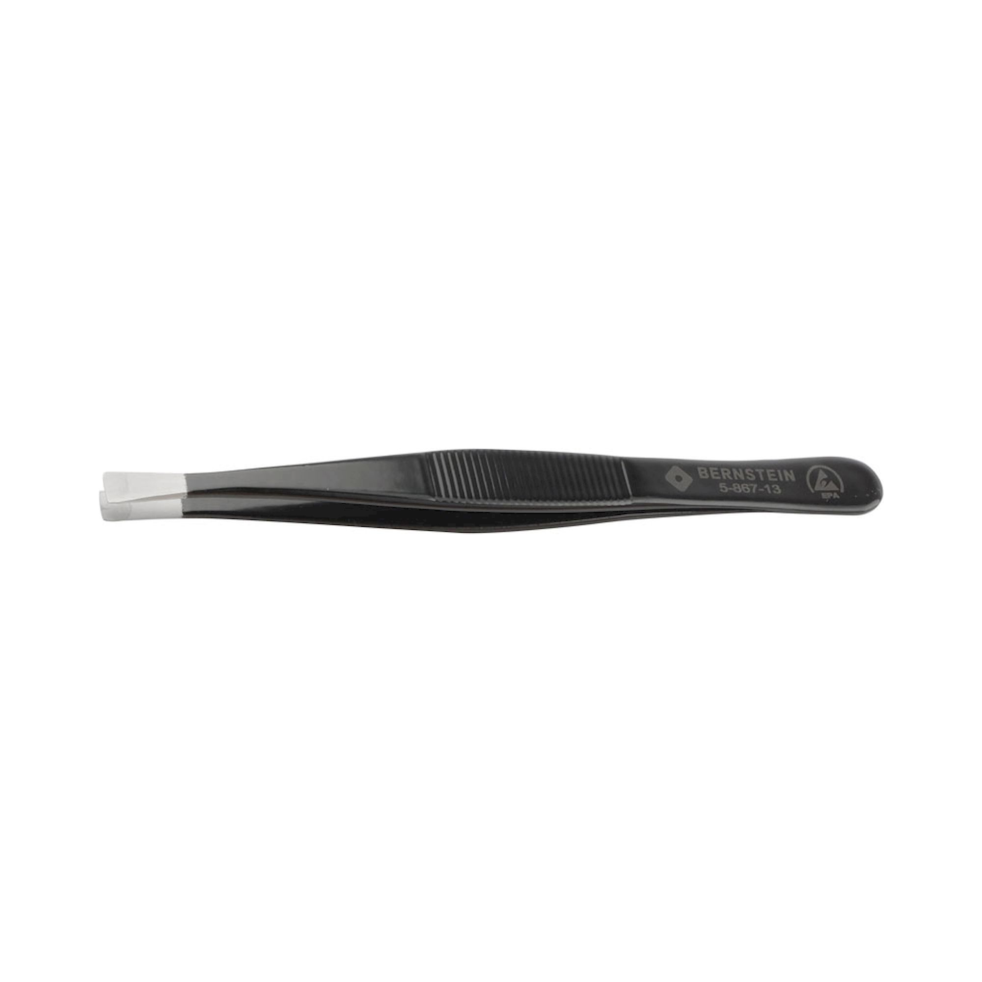 Bernstein 5-867-13. ESD SMD Pinzette 120 mm Form 35a Edelstahl, ableitfähig