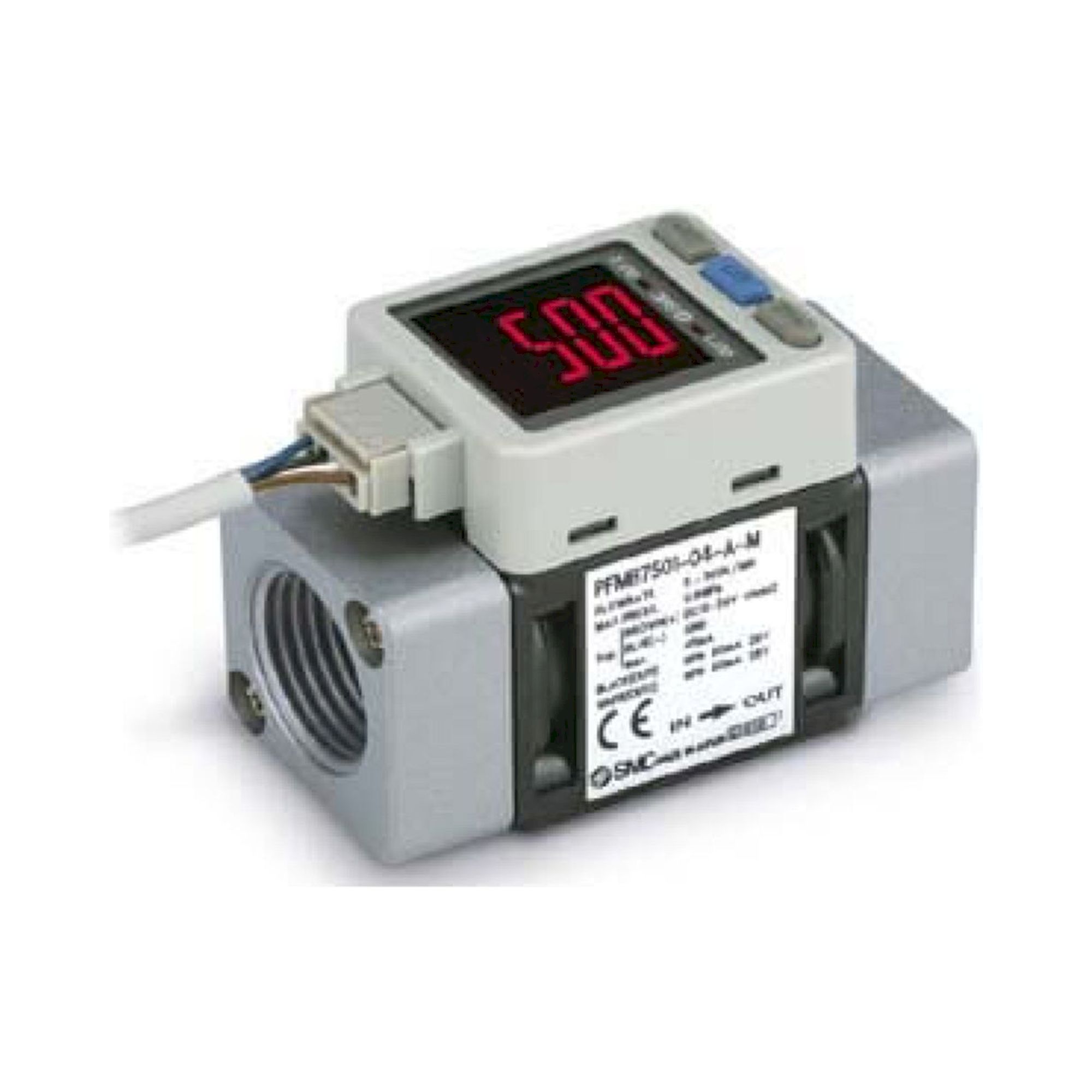 SMC PFMB7102-F04-E-MR. PFMB7501/102/202, 2-Colour Display, Digital Flow Switch, Integrated Display