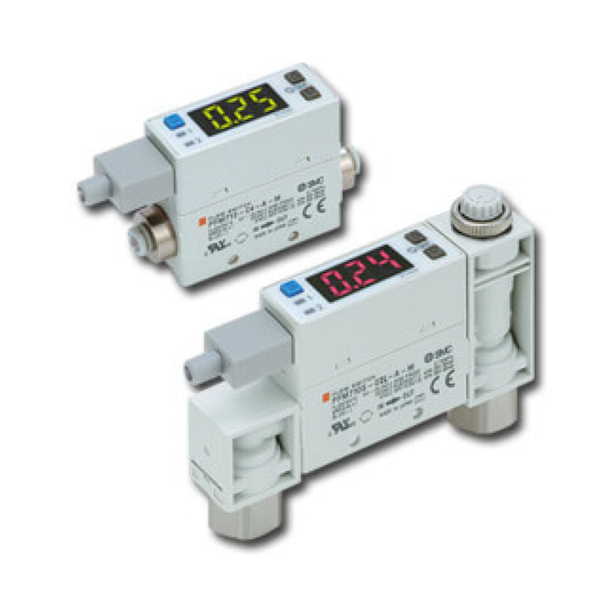 SMC PFM711S-F02-F. PFM7, Digitaler Durchflussschalter, 2-farbige Anzeige, integrierte Anzeige
