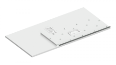 Karl 56.843.89. ESD-Kugeltischplatte für Werkstückträger 400x400 mm, 1530x750 mm