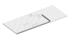 Karl 56.879.89. ESD-Kugeltischplatte für Werkstückträger 400x600 mm, 1830x750 mm