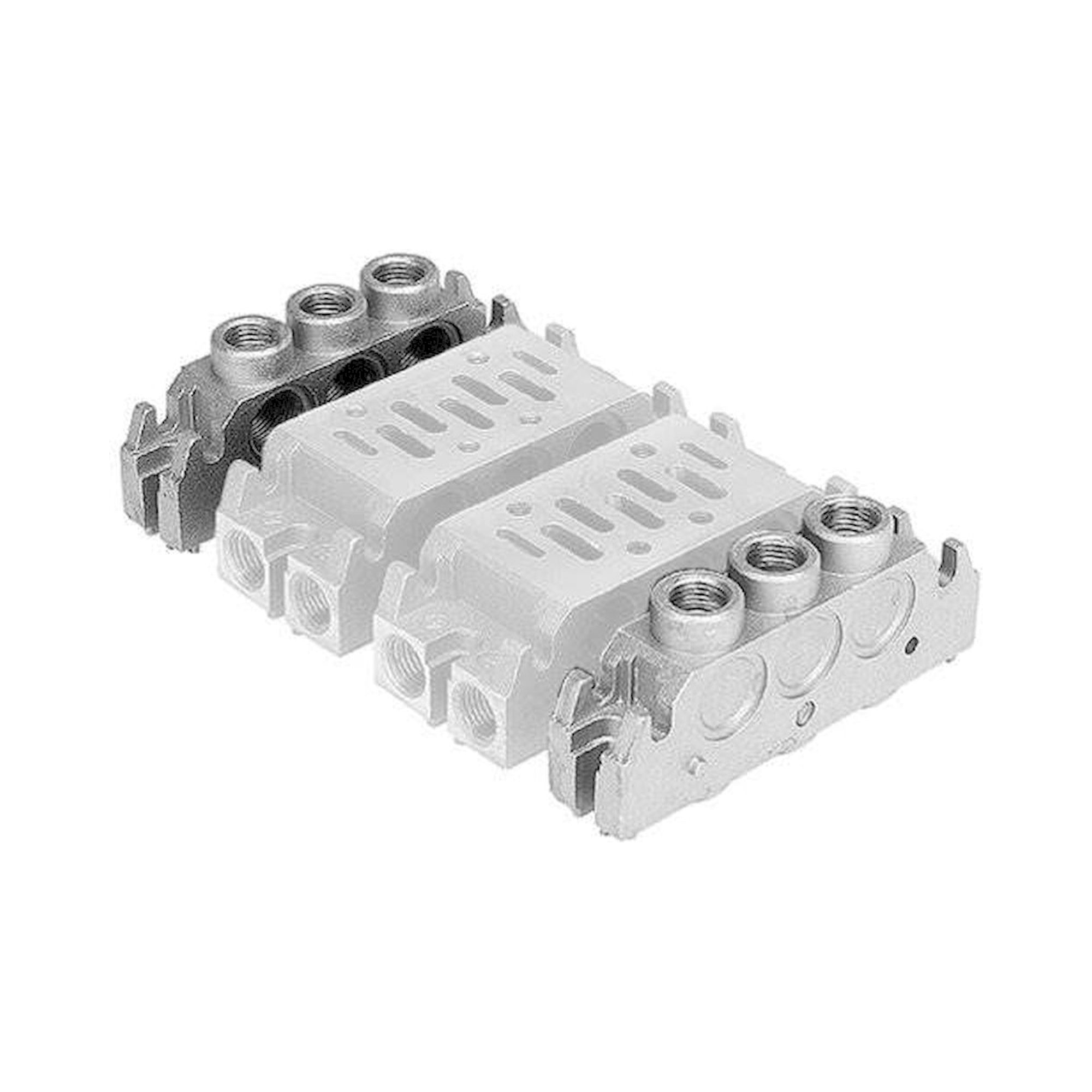 Aventics 5801510000 (End Plate ISO1,G3/8-G1/4 PAIR) Endplatte links, Endplatte rechts