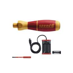 Wiha E-screwdriver, starter set speedE I electric 4-pcs. incl. slimBit, battery and USB charger (44351)