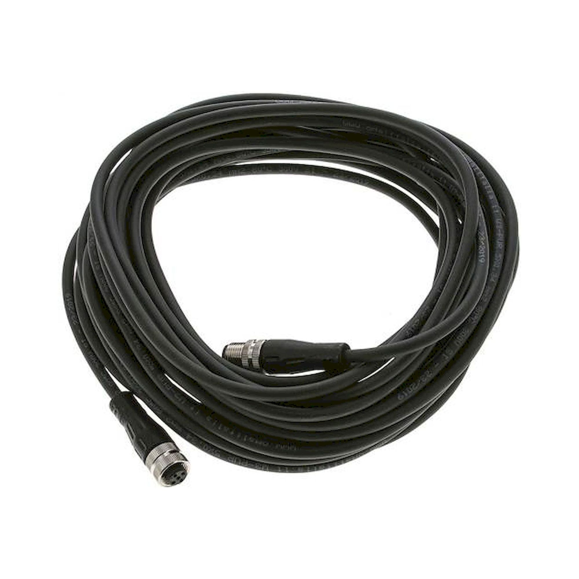 KAB M12-M12 IA 10 G. Kabel mit M12-Kupplung, 10 m, gerade, M 12-Stecker (A-codiert)