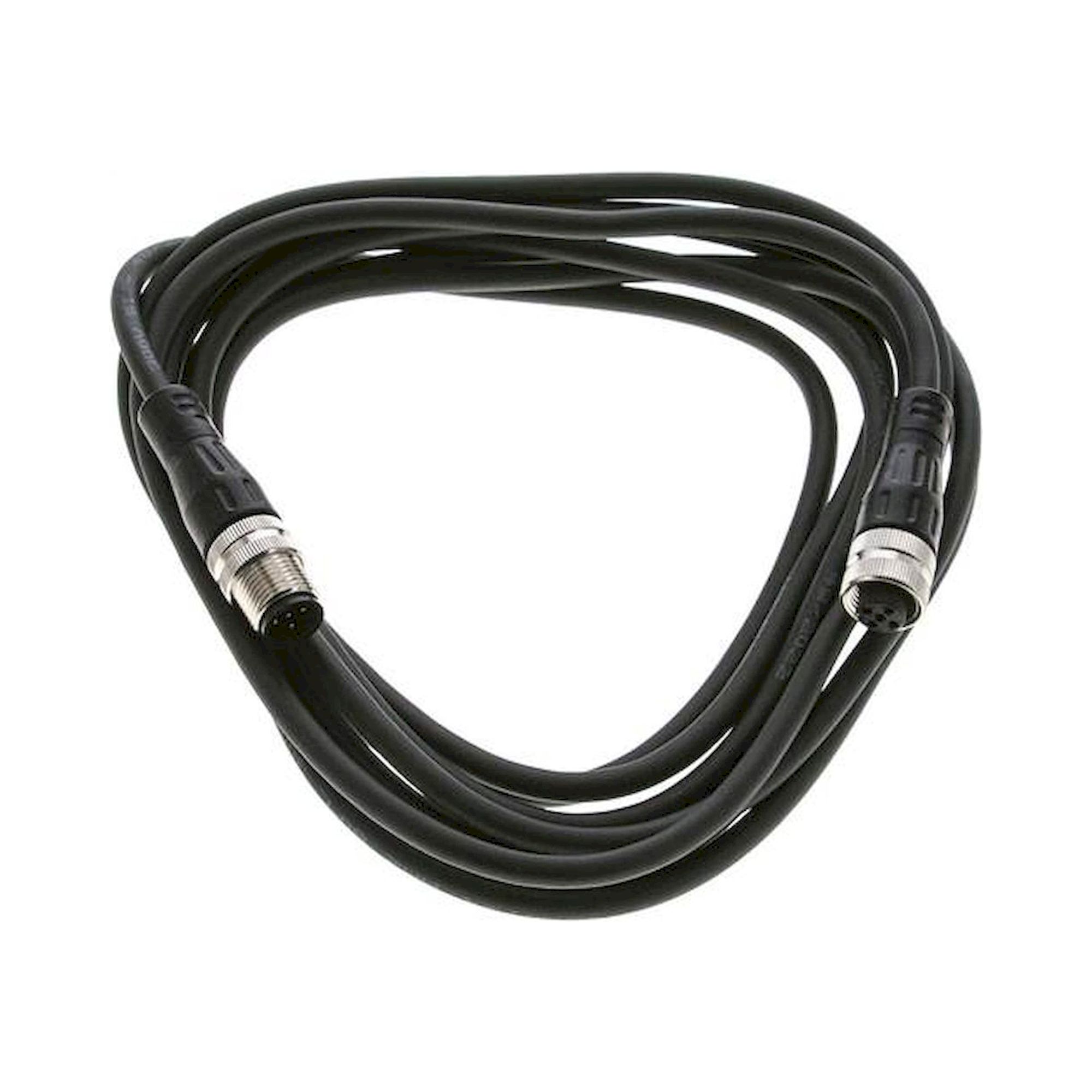 KAB M12-M12 IA 3 G. Kabel mit M12-Kupplung, 3 m, gerade, M 12-Stecker (A-codiert)