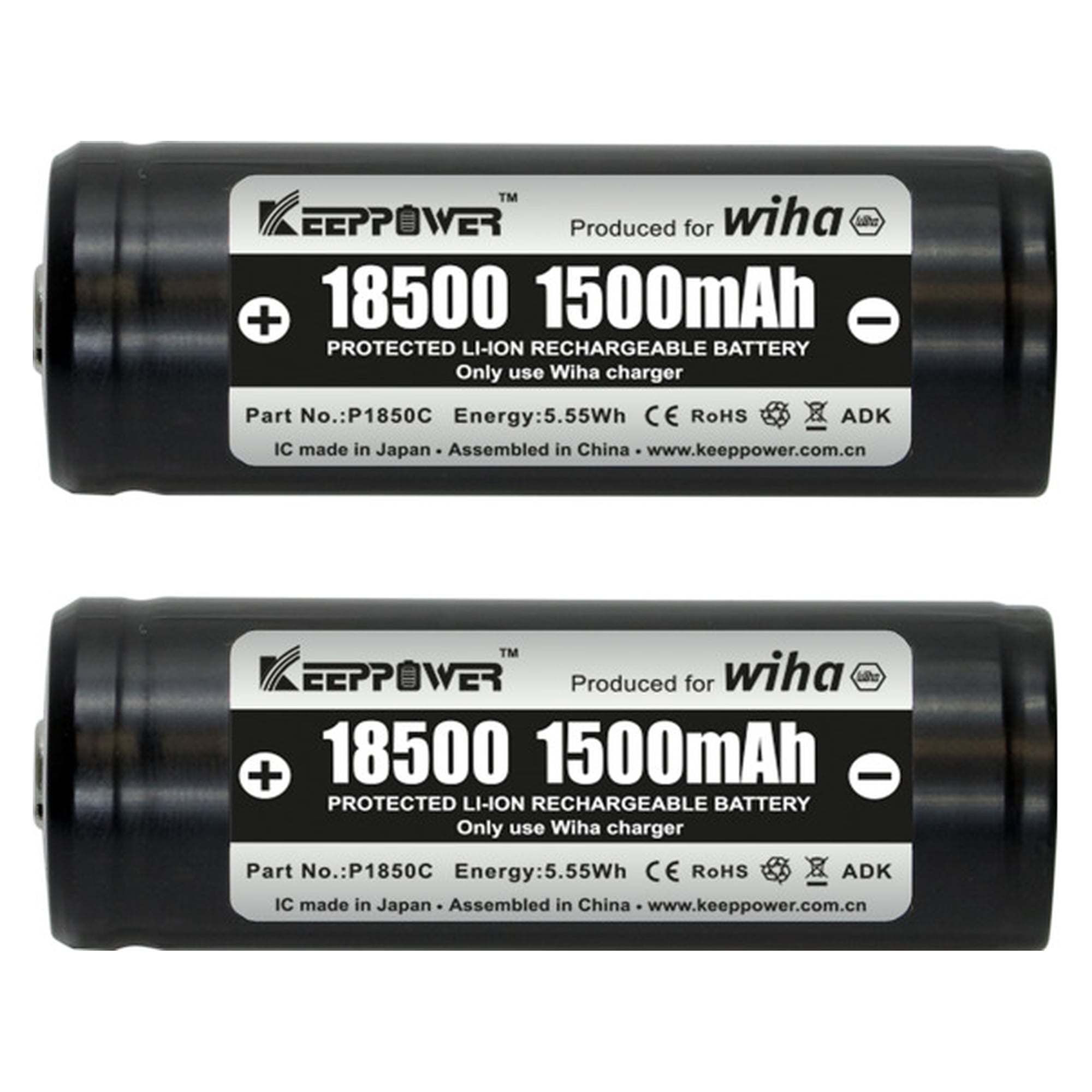 Akku-Set 18500 Li-Ion 2 Stk. für speedE E-Schraubendreher - Wiha 41914