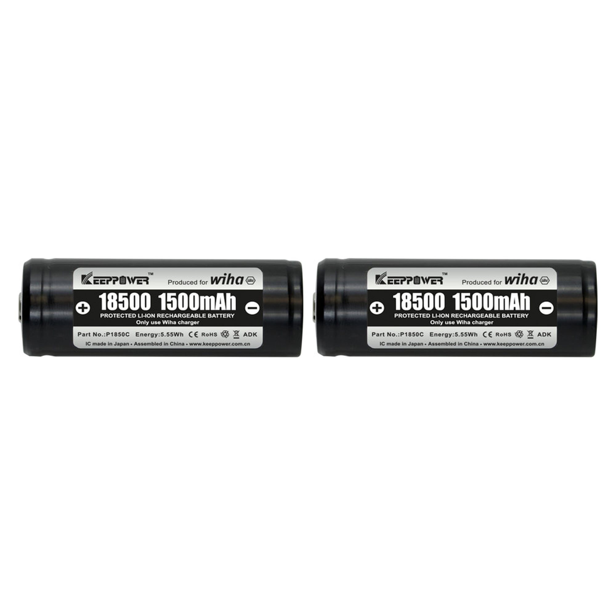 Akku-Set 18500 Li-Ion 2 Stk. für speedE E-Schraubendreher - Wiha 41914