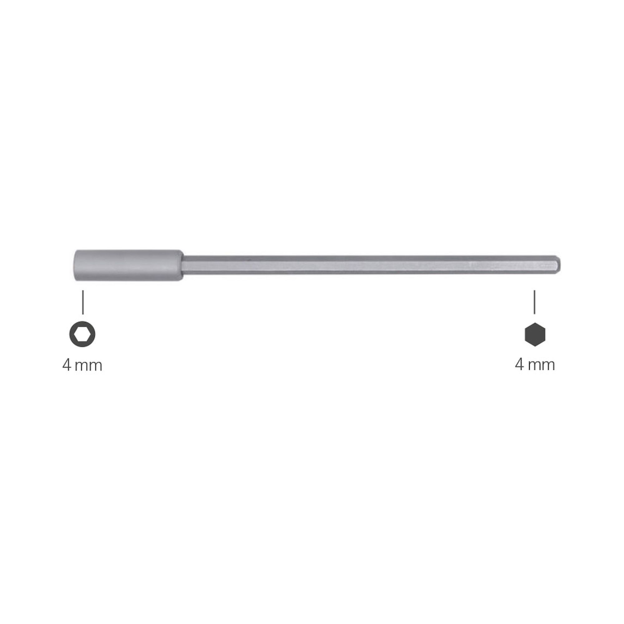 Bernstein 6-340-2. Bit-Adapter Verlängerung für 4 mm Bits