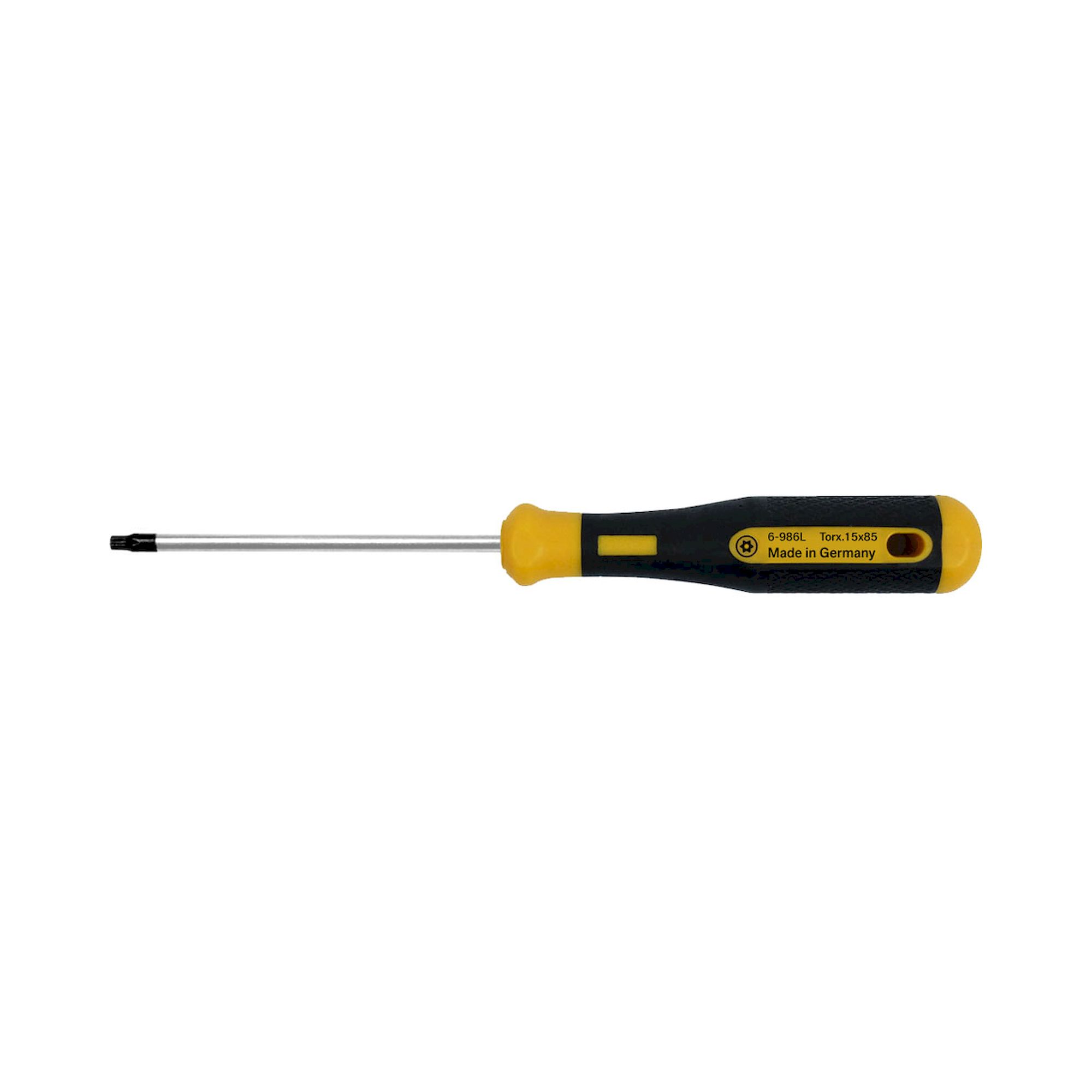 Bernstein 6-986-L. screwdriver POWERline Torx T15 with hole